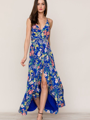 Rush Hour Silk Maxi Dress