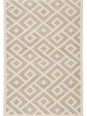 Rigel Natural Trellis Cream & Taupe Rug