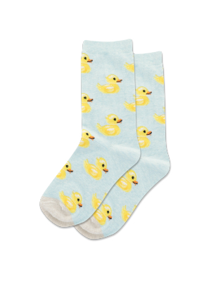 Kid's Rubber Duck Crew Socks