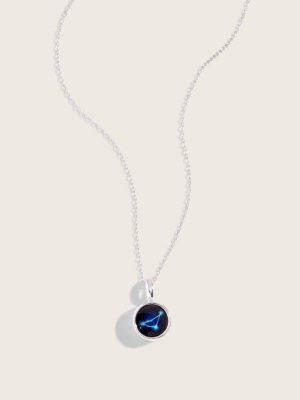 The Astral Sky Light Necklace In Silver