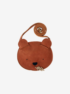 Britta Leather Bag - Bear Cognac