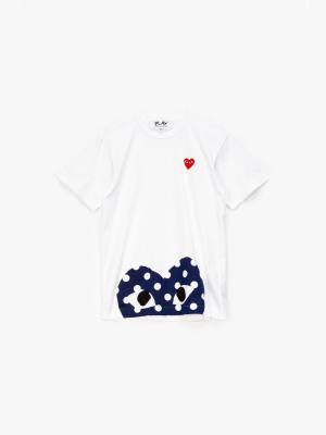 Half Polka Dot Heart T-shirt