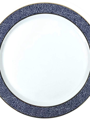 Michael Wainwright Panthera Indigo Dinner Plate