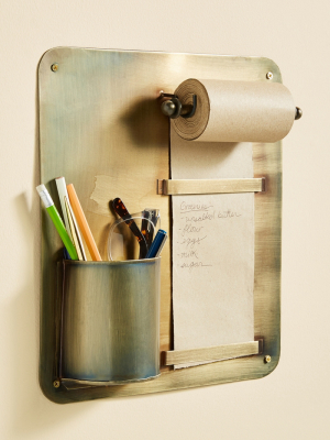 Wall-mounted Scroll And Pencil Holder