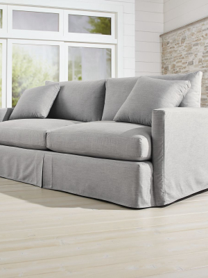 Lounge Ii Petite Outdoor Slipcovered 83" Sofa