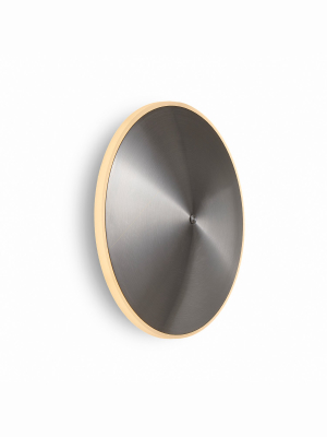 Chrona Sconce 10 In Steel