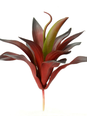 Vickerman 9.5" Artificial Purple/red Aloe Vera Pick.