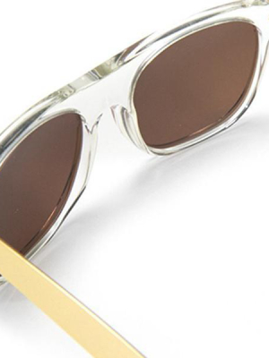 Retrosuperfuture Flat Top Francis Sunglasses - Crystal