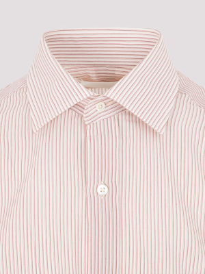 Maison Margiela Pinstriped Long Sleeve Shirt