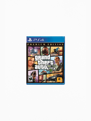 Playstation 4 Grand Theft Auto V: Premium Online Edition Video Game