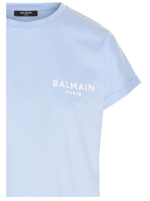 Balmain Logo Crewneck T-shirt