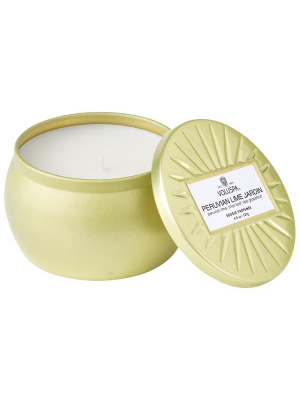 Peruvian Lime Jardin Petite Tin Candle