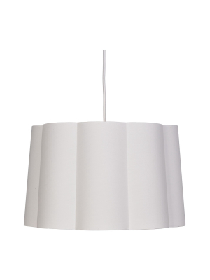 Scalloped Ceiling Light White - Pillowfort™