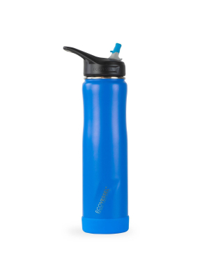 Ecovessel 24oz Summit Insulated Stainless Steel Water Bottle With Straw Top