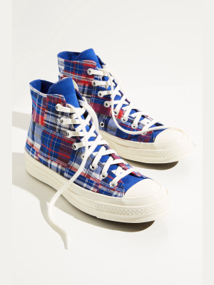 Chuck 70 Twisted Prep Patchwork Hi-top Sneakers