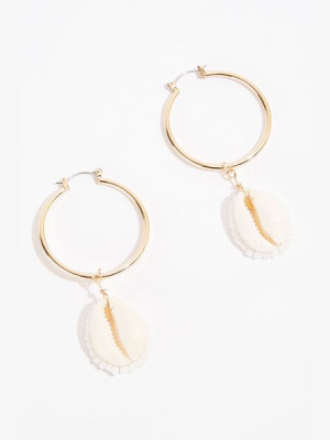 Shell Hoop Earrings