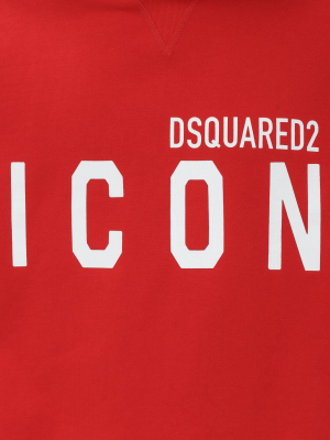 Dsquared2 Icon Hooded Drawstring Sweatshirt