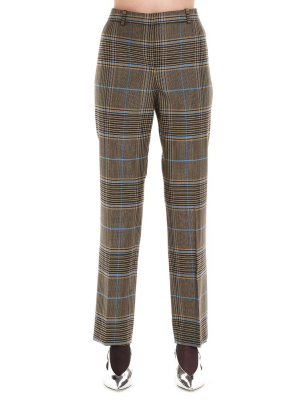 Givenchy Checked Cigarette Trousers