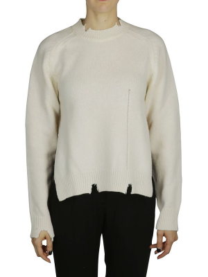 Maison Margiela Distressed Knit Sweater