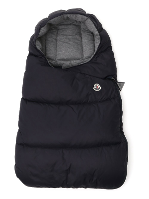 Moncler Enfant Logo Patch Padded Baby Nest