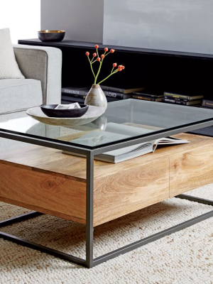 Box Frame Storage Coffee Table