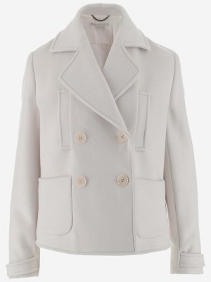 Stella Mccartney Double-breasted	notched Lapel Jacket