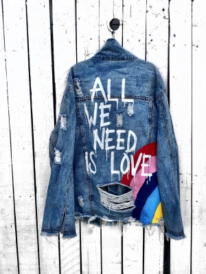 'all We Need' Denim Jacket