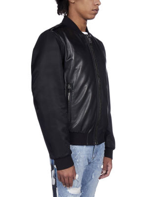 Dolce & Gabbana Leather Bomber Jacket