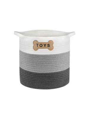 Park Life Designs Livra Toy Basket - Gray