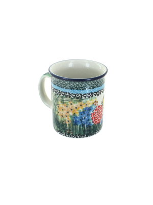 Blue Rose Polish Pottery Teresa Small Coffee Mug