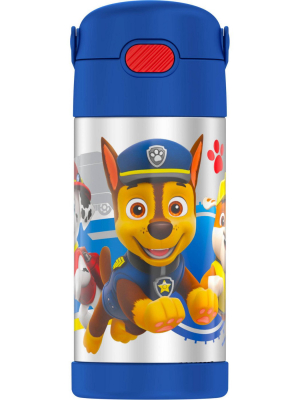 Thermos Paw Patrol 12oz Funtainer Water Bottle With Bail Handle - Blue