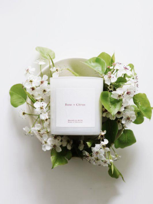 Brand & Iron Candle Home Series Rose & Citrus