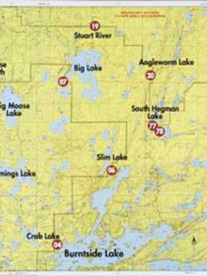 F-9: Cummings Lake, Big Moose Lake, Fourtown Lake