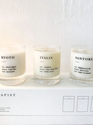 Escapist Mini Candles - Set Of 3