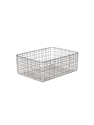 Mdesign Metal Wire Food Organizer Storage Bins