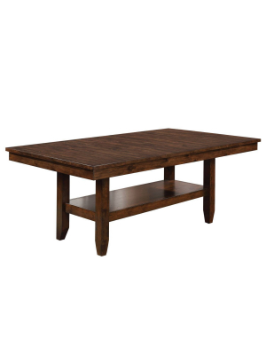 78" Drago Wood Dining Table Red - Iohomes