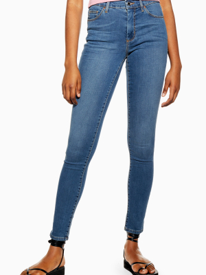 Mid Blue Leigh Skinny Jeans