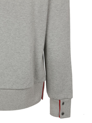 Thom Browne Back Band Zipped Sweatshirt