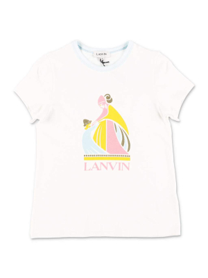 Lanvin Enfant Graphic Print Crewneck T-shirt