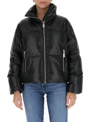 Michael Michael Kors Quilted Faux Leather Jacket
