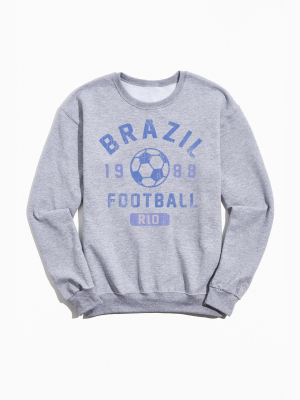 Brazil Football 1988 Rio Crew Neck Sweatshirt