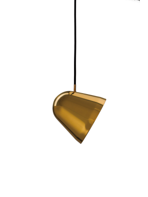 Tilt Brass Pendant Light