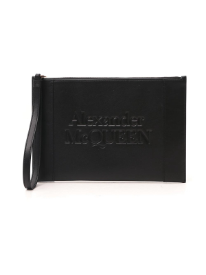 Alexander Mcqueen Signature Zipper Pouch