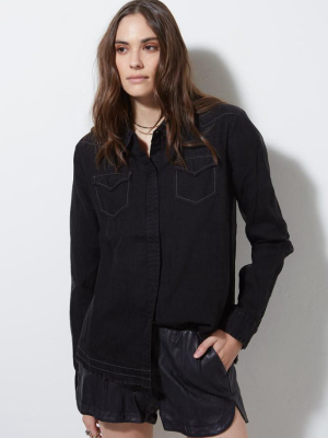 Marfa Shirt Washed Black