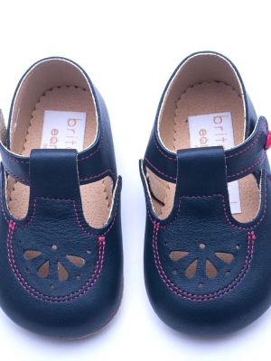 Britannical X Early Days - Robin Pre-walker Baby Shoes - Navy Blue