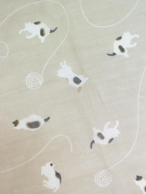 Japanese Handkerchief, Cat