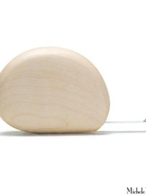 Blonde Wood Pebble Tape Measure