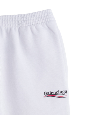 Balenciaga Kids Logo Printed Track Pants