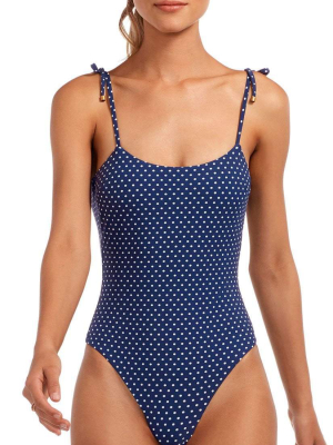 Vitamin A Valentina One Piece Swimsuit In Rumba Dots