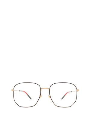 Gucci Eyewear Hexagonal Framed Glasses